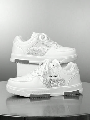 Tênis Street Estilo Urbano Recortes Detalhados