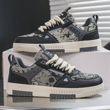 Tênis Street Estampado Casual Cano Baixo Detalhes Modernos