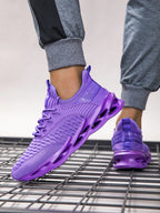 Tênis Chunky Knit Respirável Solado Futurista
