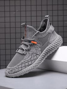 Tênis Corrida Knit Respirável Solado Antiderrapante
