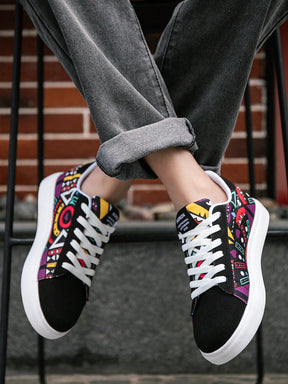Tênis Street Estilo Urbano Design Colorido