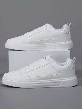 Tênis Casual Sintético Design Minimalista Com Solado Resistente