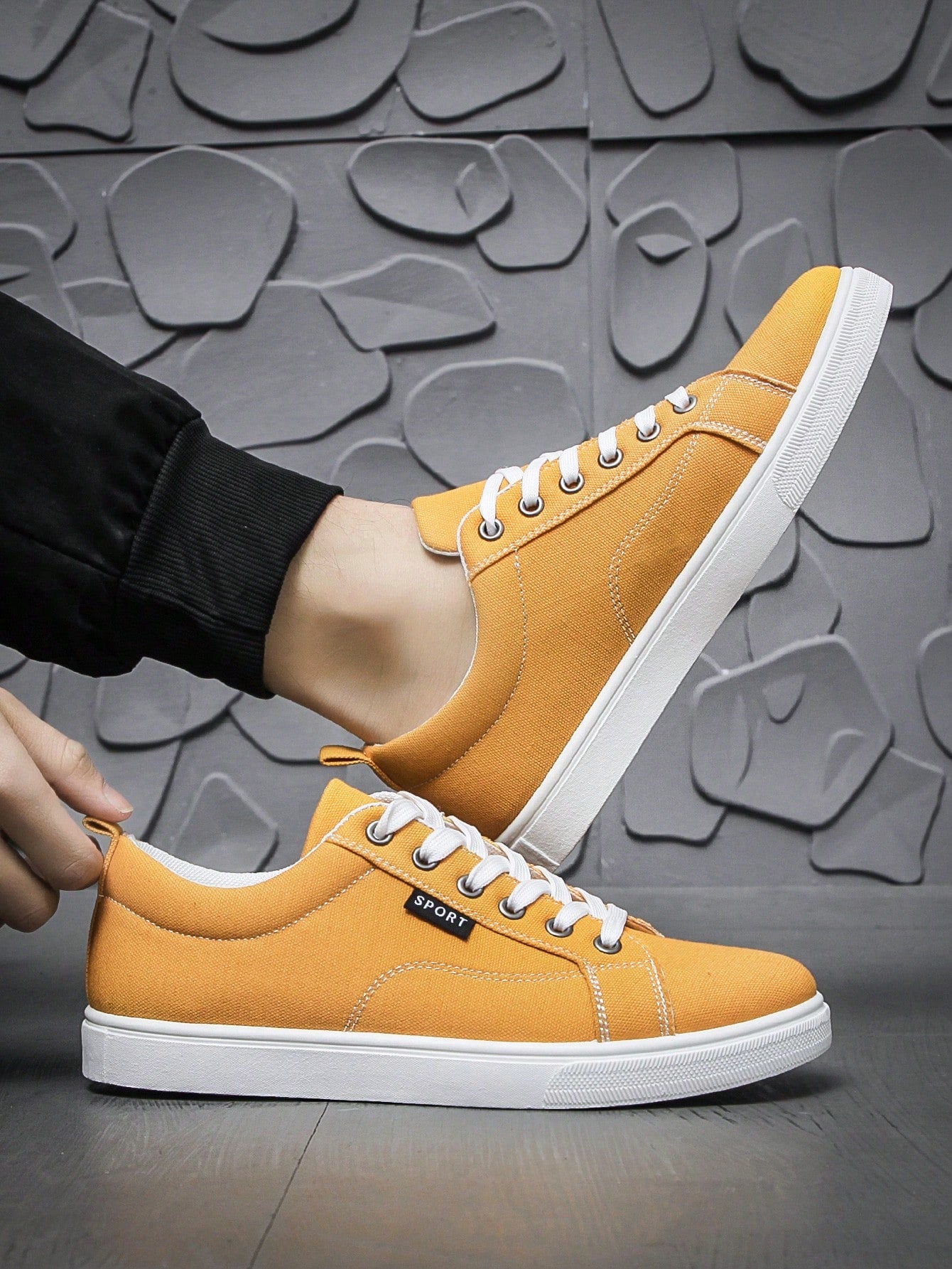 Tênis Casual Cano Baixo Lona Solado Clássico