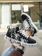 Tênis Street Grafite Estampado Estilo Descolado Urbano