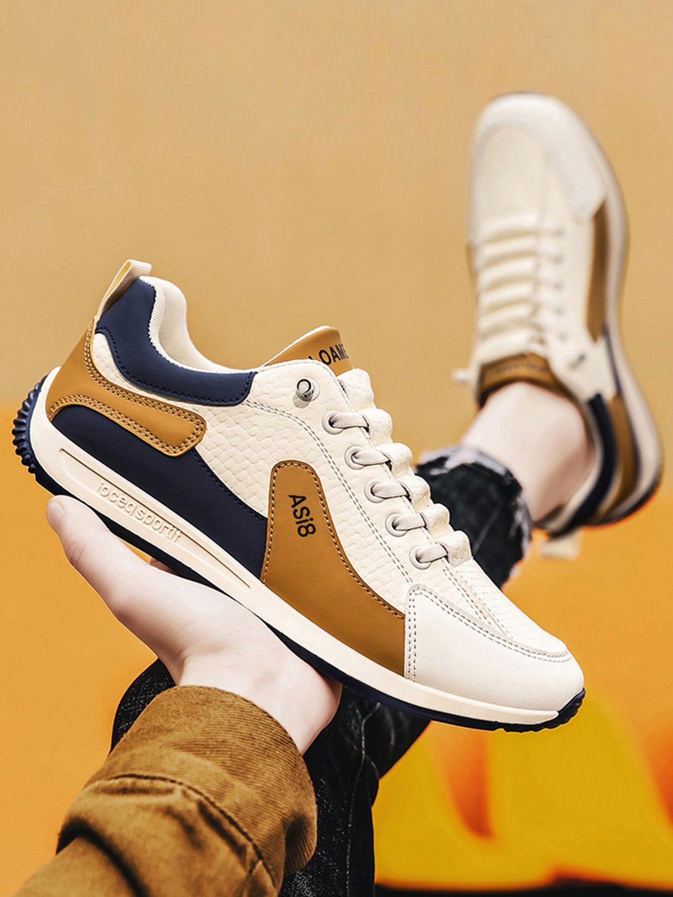 Tênis Casual Confortável Design Esportivo