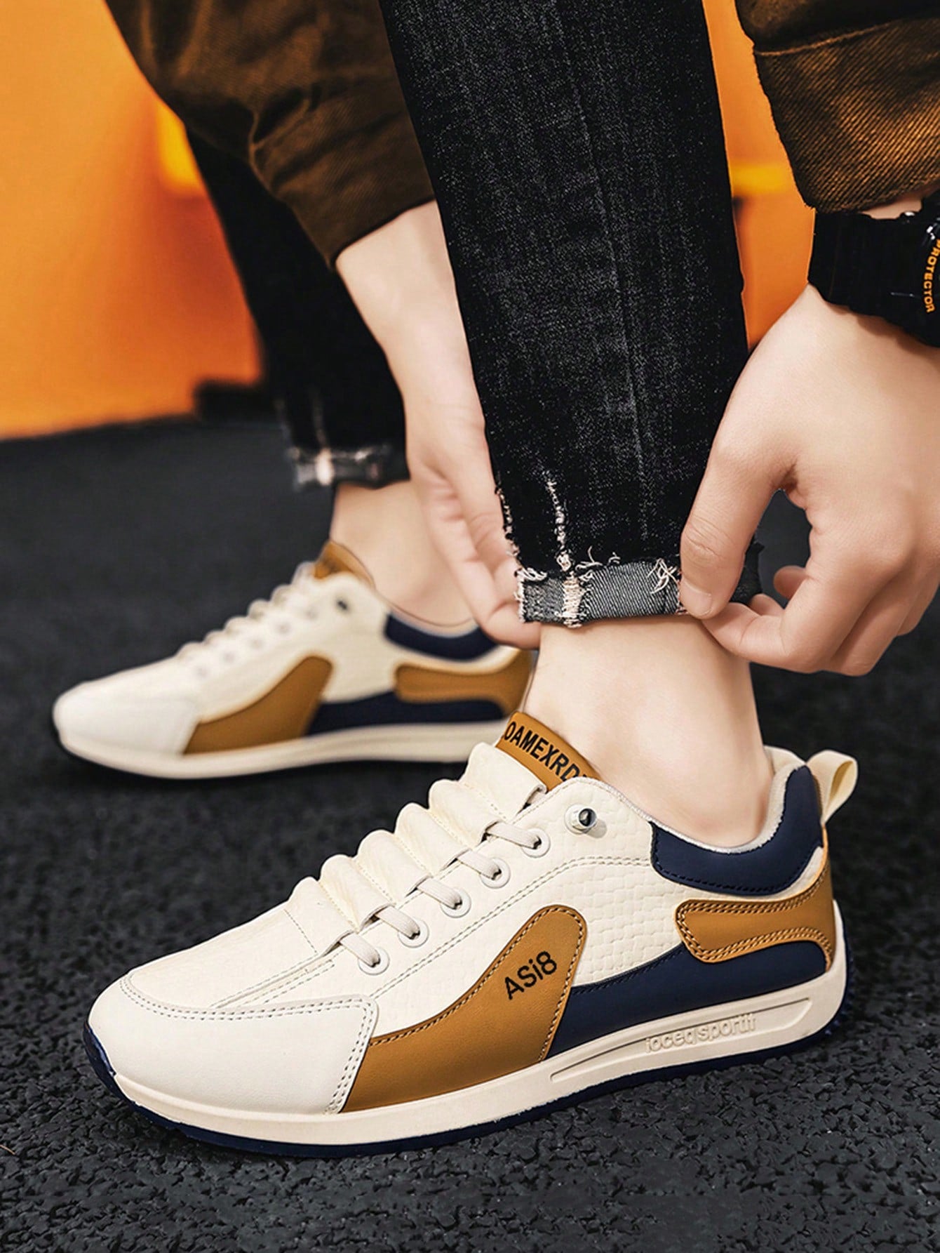 Tênis Casual Confortável Design Esportivo