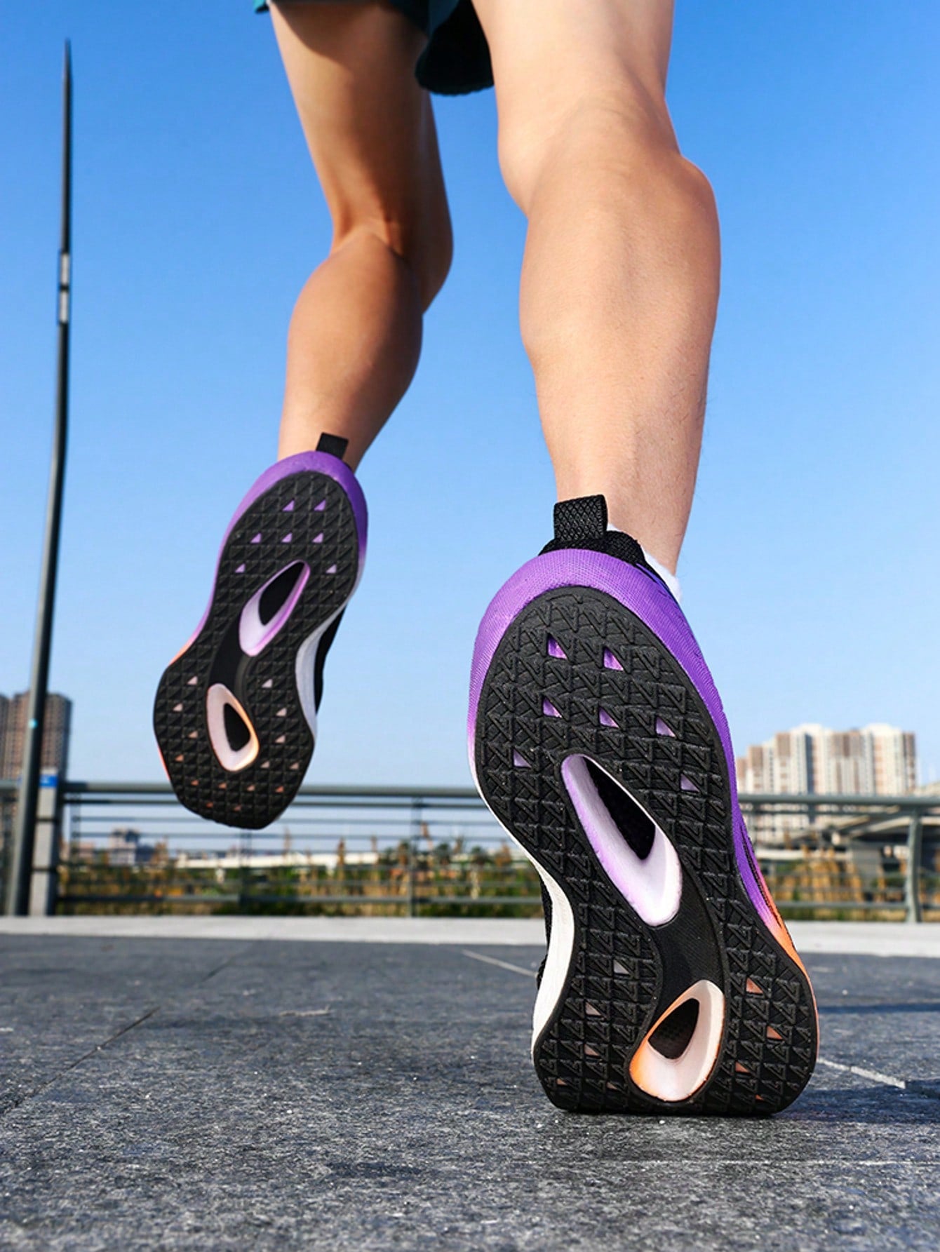 Tênis Corrida Estrutura Knit Leve Respirável