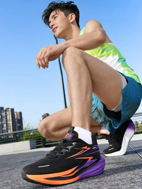 Tênis Corrida Estrutura Knit Leve Respirável