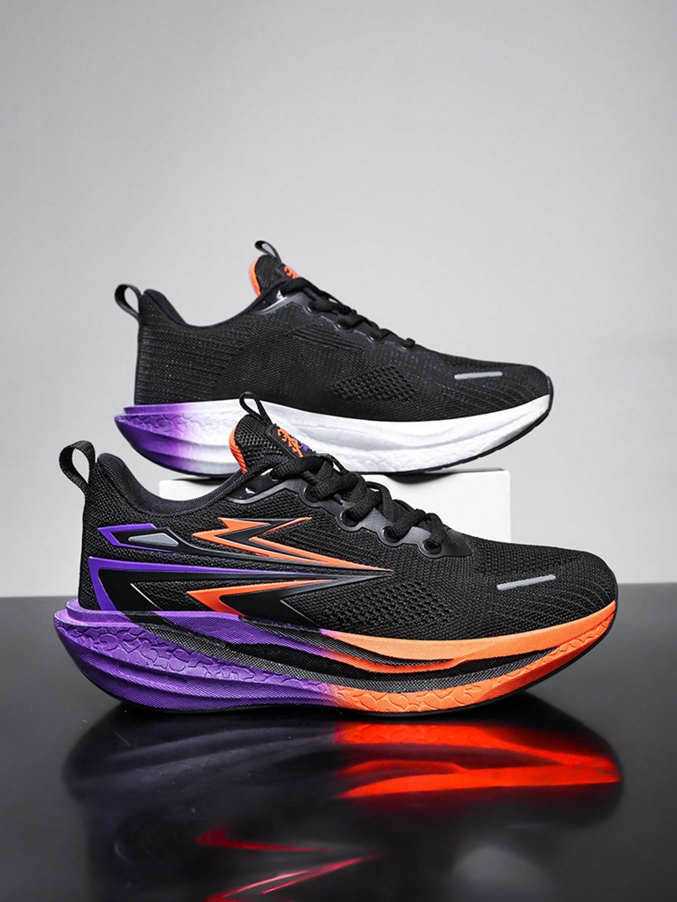 Tênis Corrida Estrutura Knit Leve Respirável