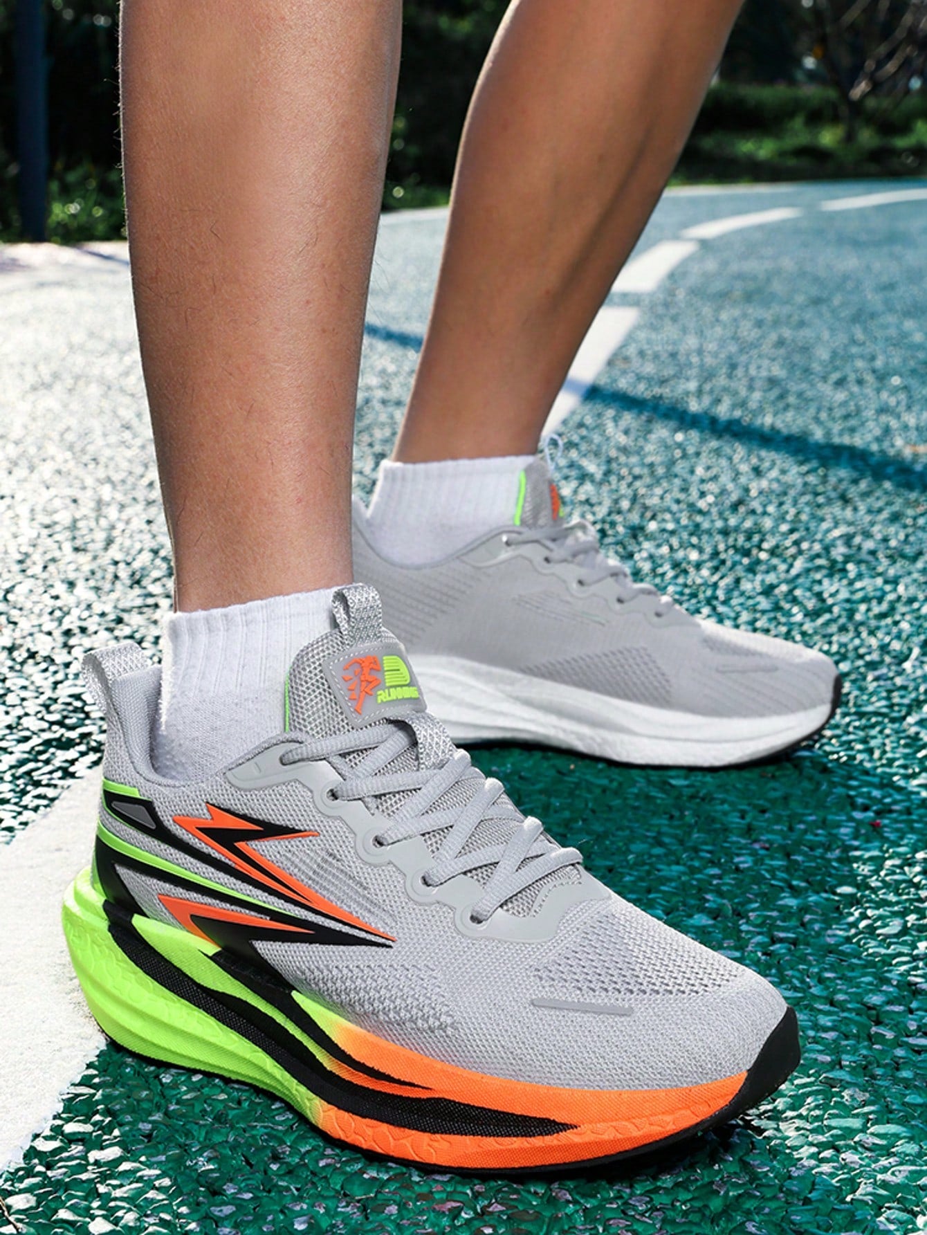 Tênis Corrida Estrutura Knit Leve Respirável