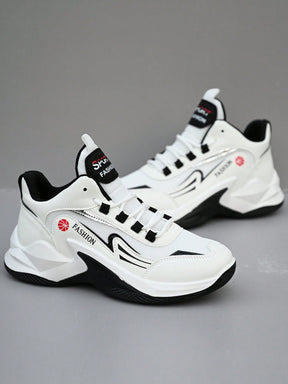 Tênis Casual Design Esportivo Recortes Modernos