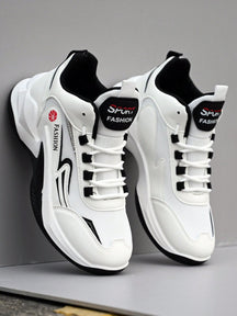 Tênis Casual Design Esportivo Recortes Modernos