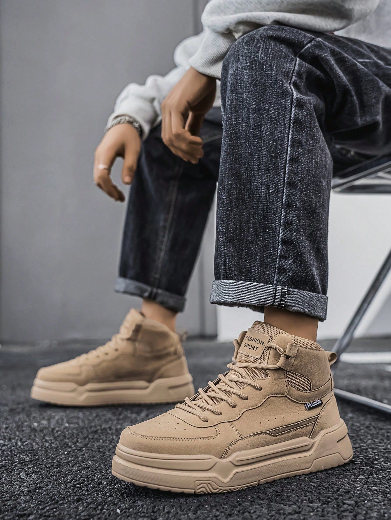 Tênis Street Estilo Urbano Recortes Modernos