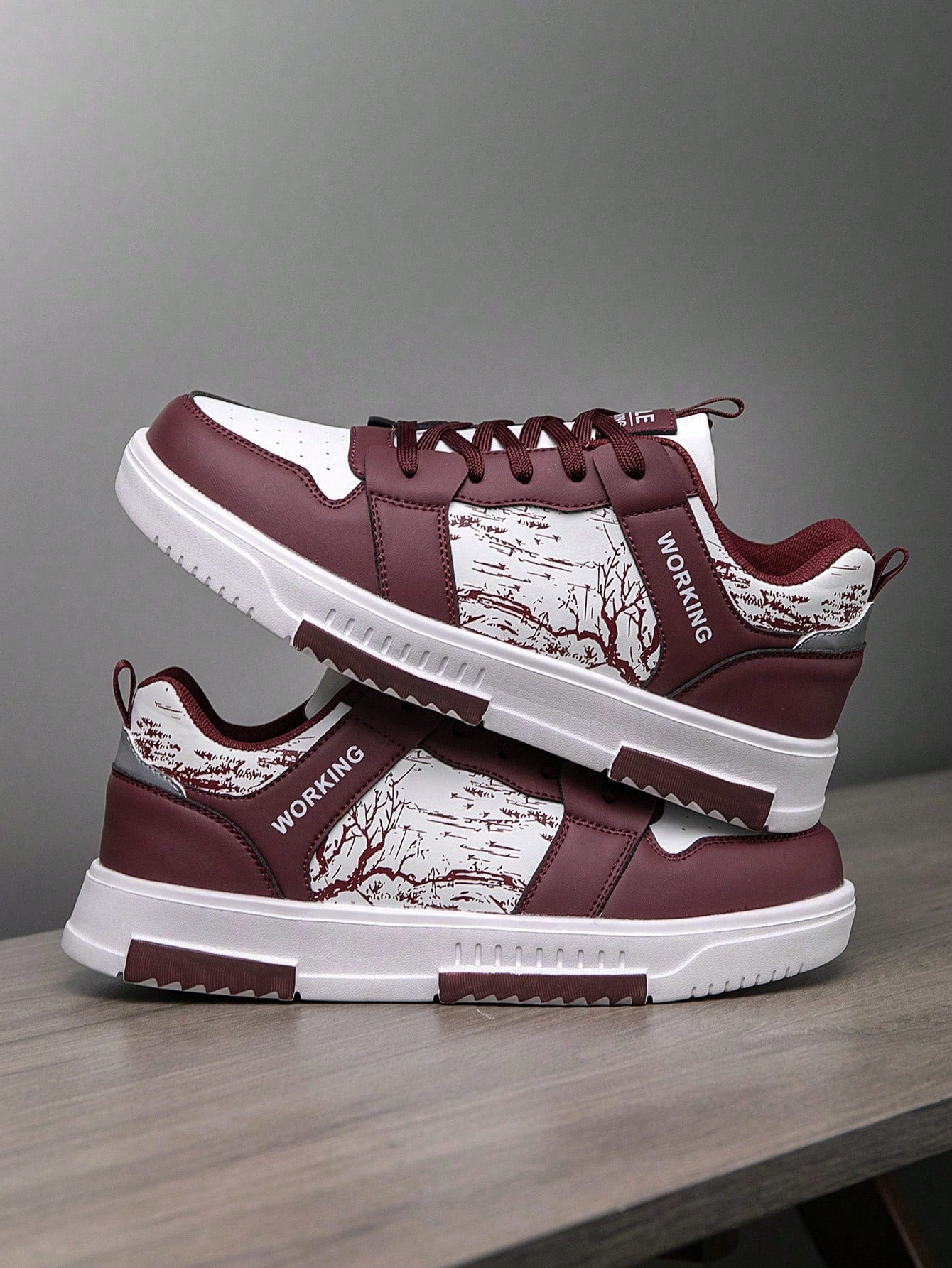 Tênis Street Estilo Urbano Recortes Detalhados