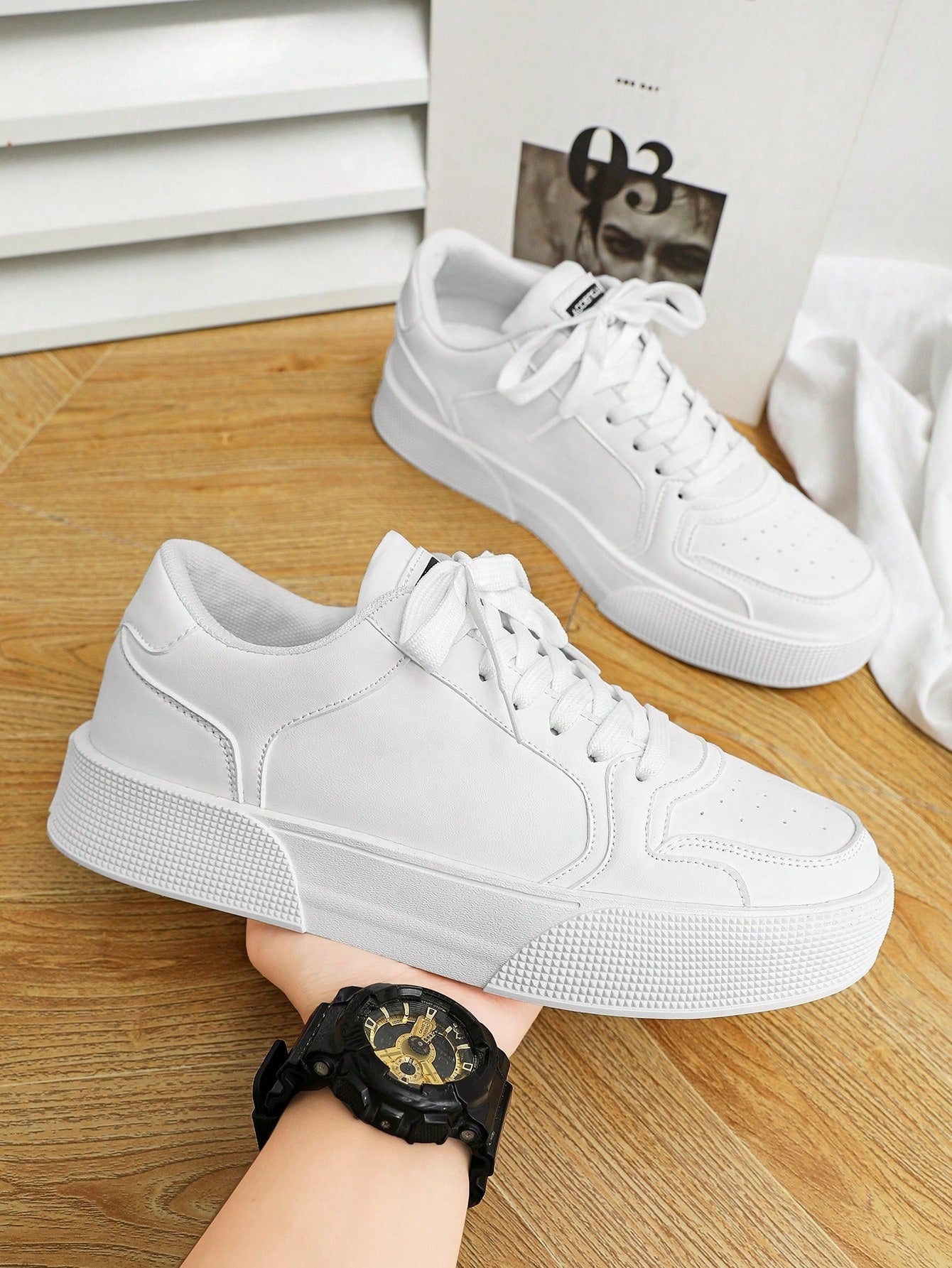 Tênis Street Casual Cano Baixo Solado Plataforma
