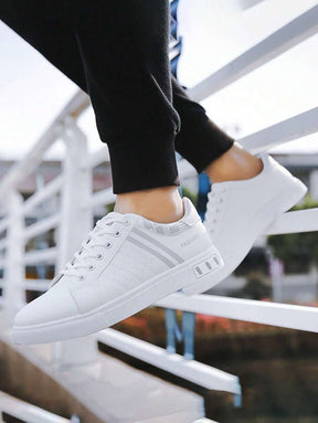 Tênis Casual Sintético Com Estilo Esportivo E Solado Resistente