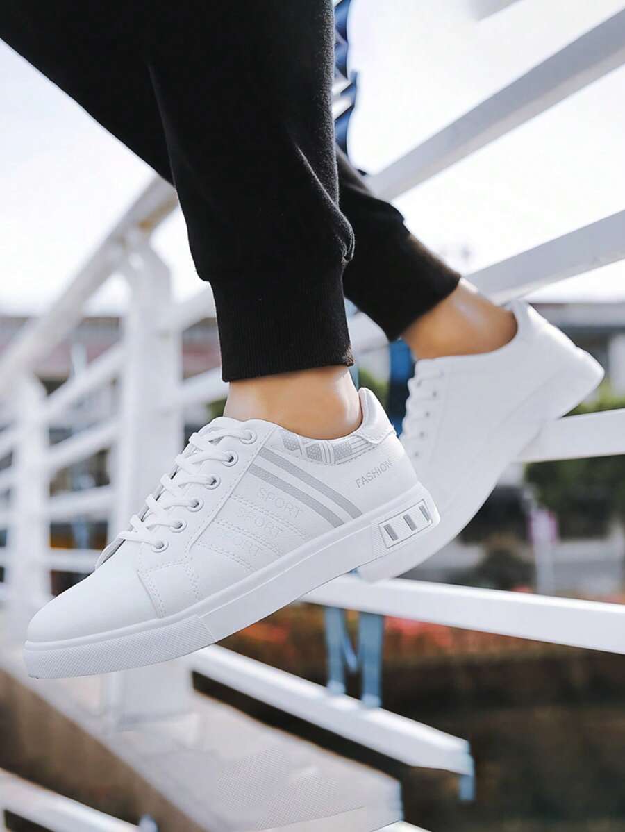 Tênis Casual Sintético Com Estilo Esportivo E Solado Resistente