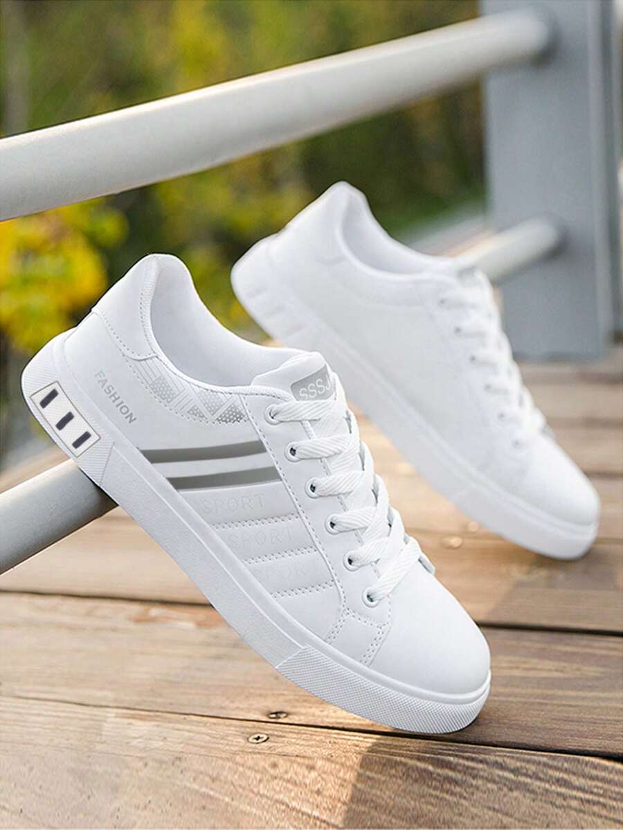 Tênis Casual Sintético Com Estilo Esportivo E Solado Resistente