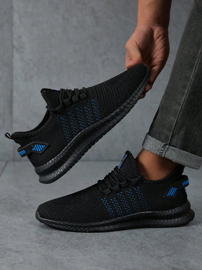 Tênis Corrida Knit Slip On Entressola Macia