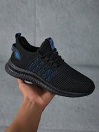 Tênis Corrida Knit Slip On Entressola Macia
