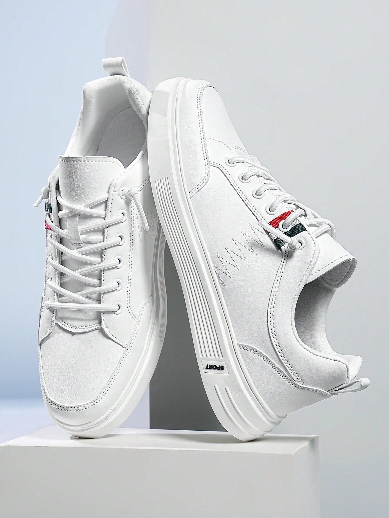 Tênis Casual Solado Grosso Estilo Minimalista