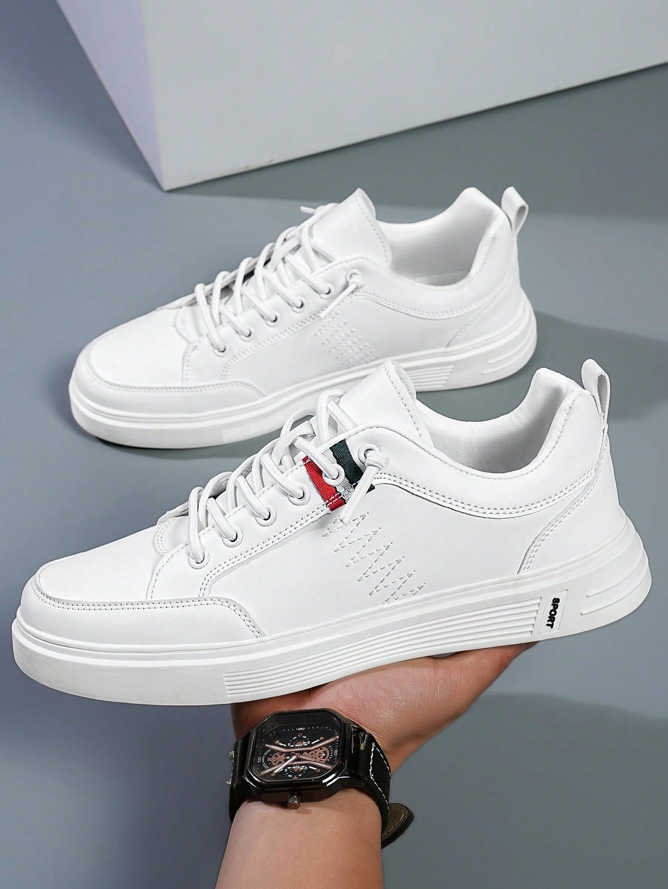 Tênis Casual Solado Grosso Estilo Minimalista