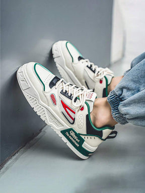 Tênis Chunky Cano Baixo Design Esportivo Urbano