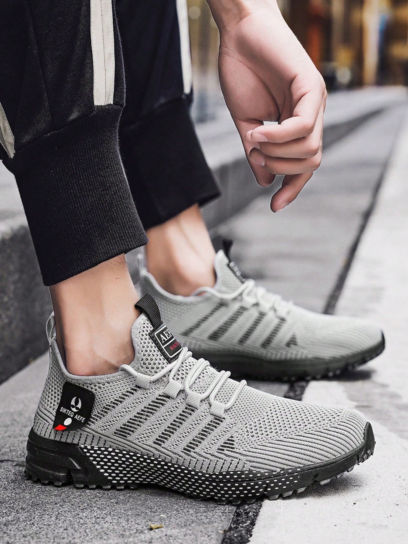 Tênis Corrida Leve Respirável Com Solado Antiderrapante