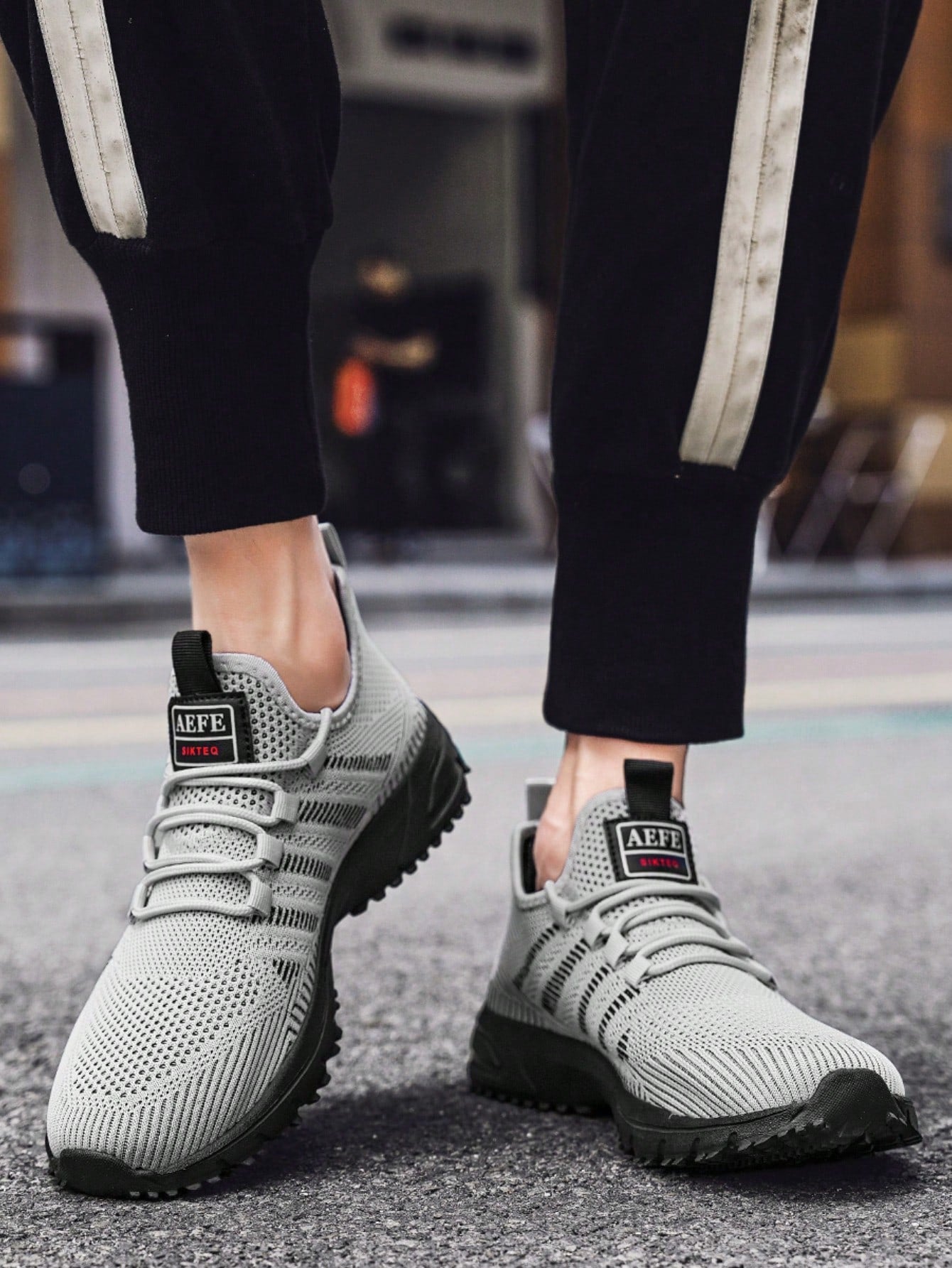 Tênis Corrida Leve Respirável Com Solado Antiderrapante