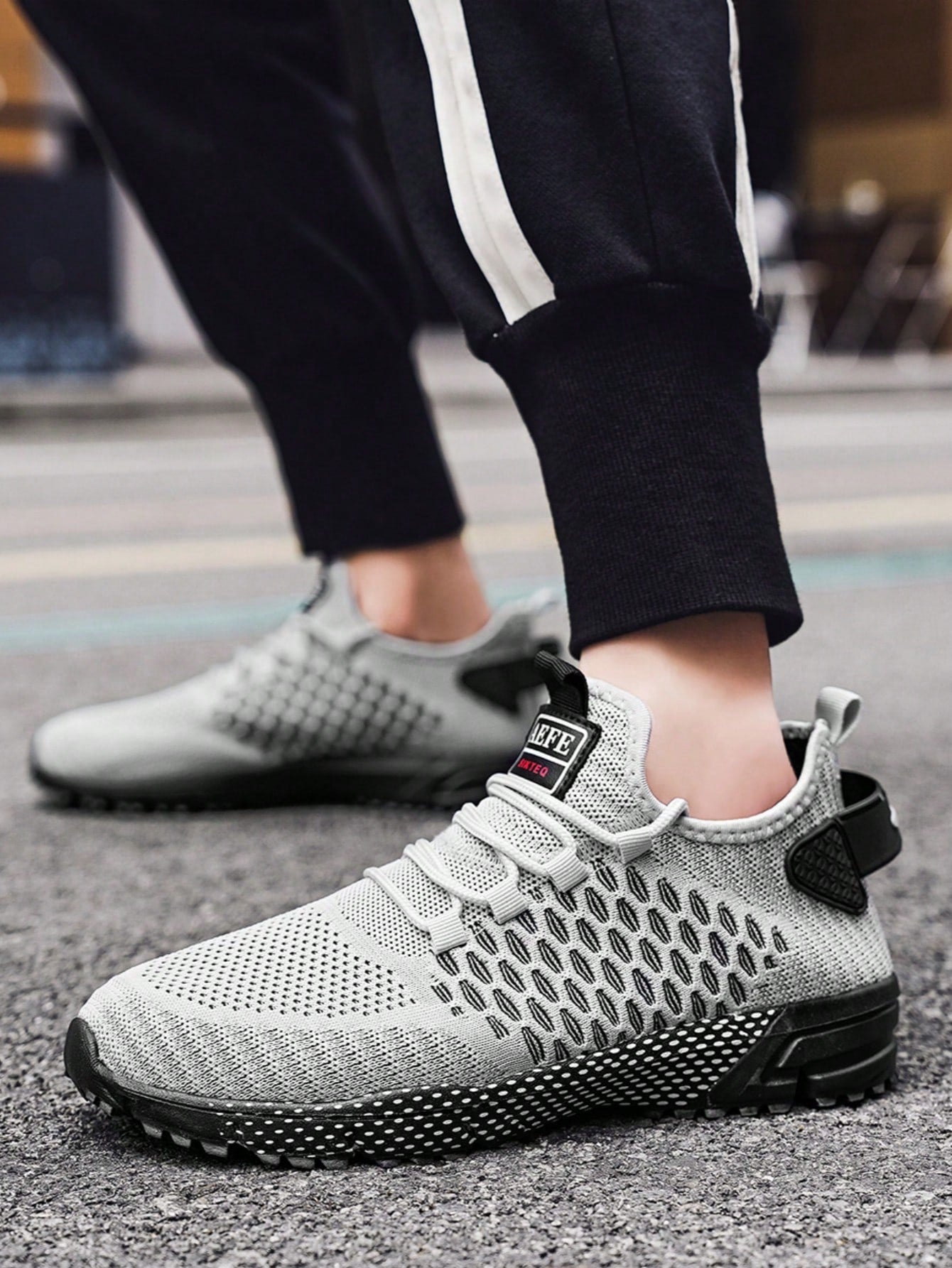 Tênis Corrida Respirável Com Solado Antiderrapante Leve