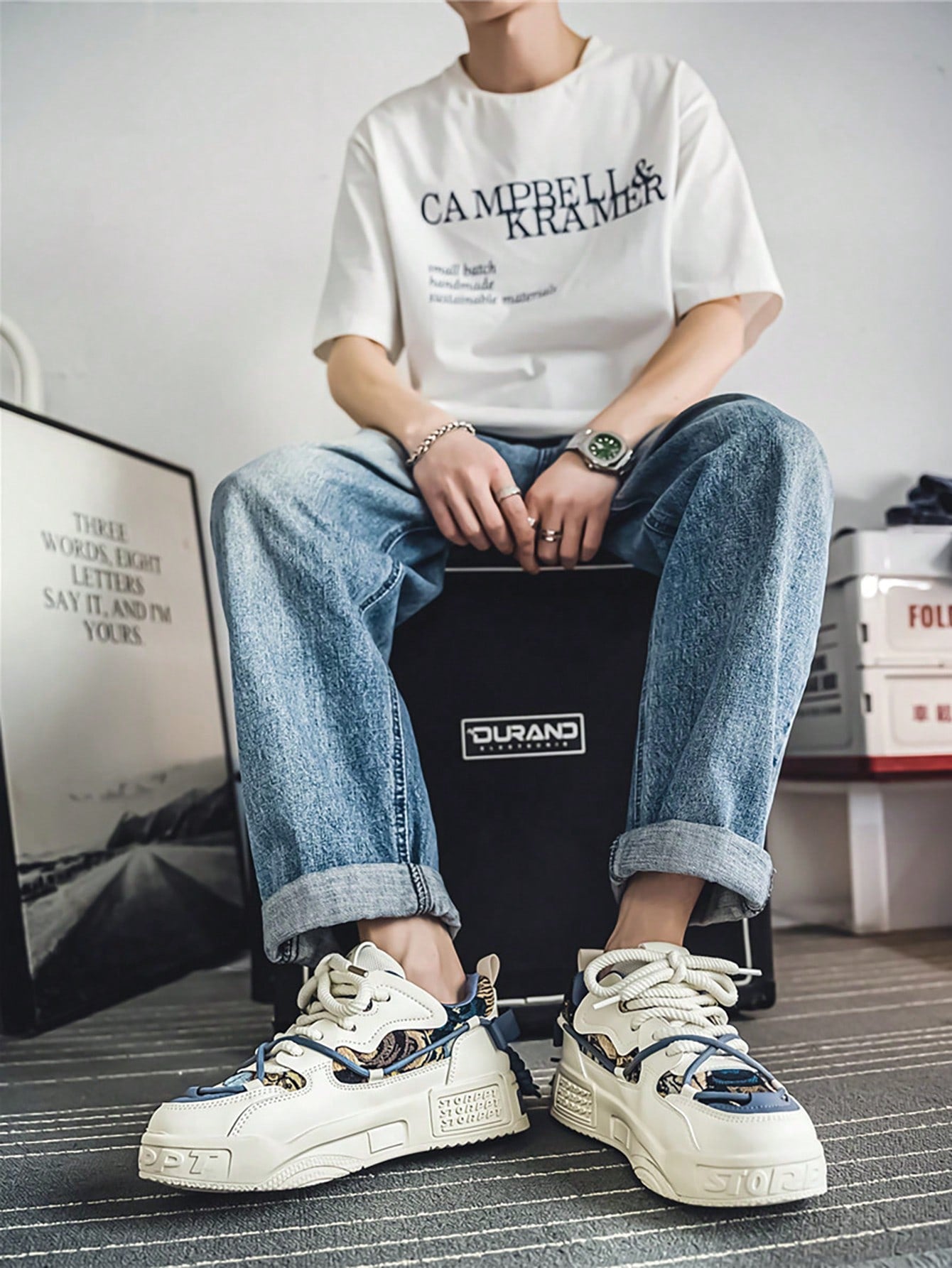 Tênis Chunky Estrutura Robusta Visual Diferenciado