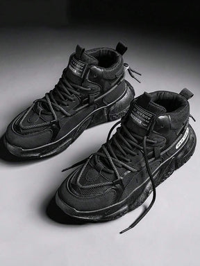 Tênis Chunky Cano Médio Com Solado Tratorado