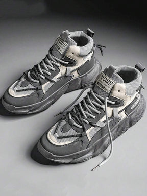 Tênis Chunky Cano Médio Com Solado Tratorado