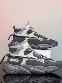 Tênis Chunky Cano Médio Com Solado Tratorado