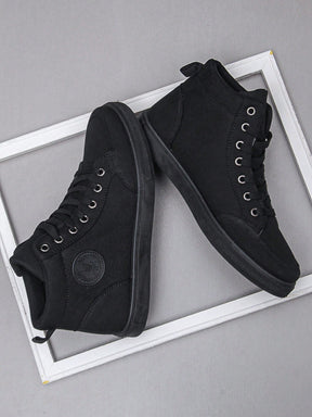 Tênis Casual Cano Alto Lona Estruturada Solado Resistente