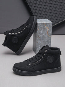 Tênis Casual Cano Alto Lona Estruturada Solado Resistente