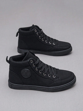 Tênis Casual Cano Alto Lona Estruturada Solado Resistente