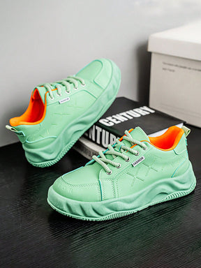 Tênis Chunky Cano Baixo Design Minimalista