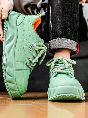 Tênis Chunky Cano Baixo Design Minimalista