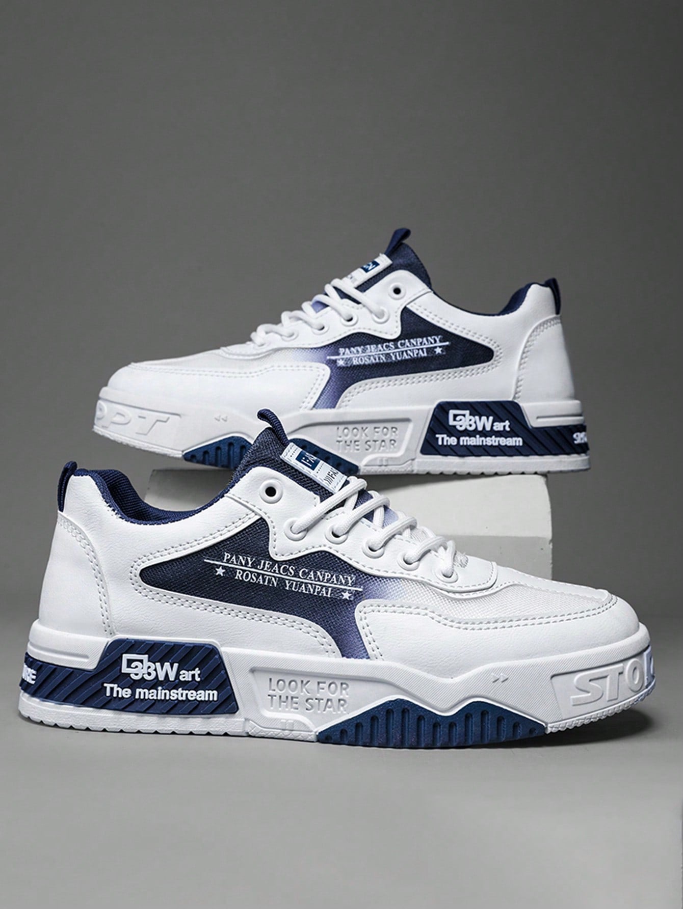 Tênis Street Cano Baixo Recortes Estilizados