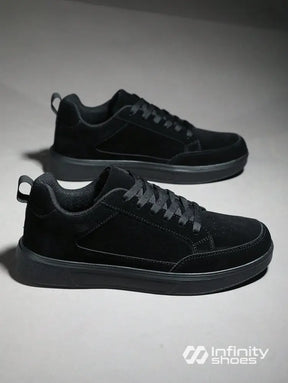 Tênis Casual Camurça Design Moderno Com Solado Resistente Preto / 36 Tênis Casual Camurça Design Moderno Com Solado