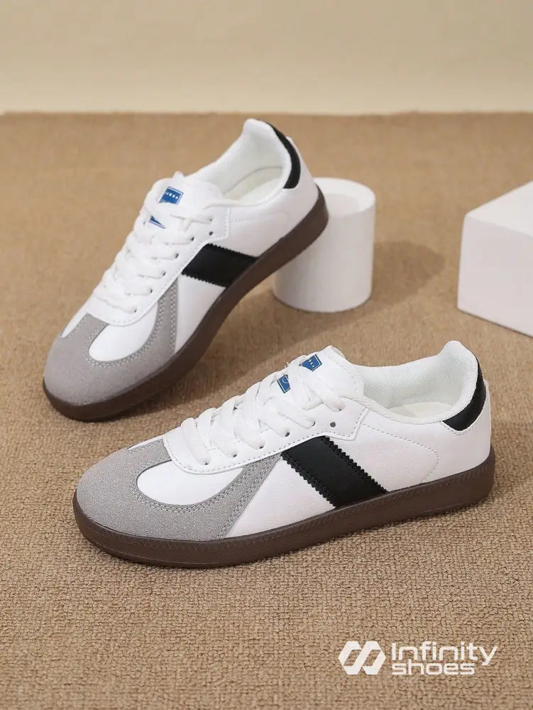 Tênis Casual Camurça Design Retrô Com Solado Resistente Tênis Casual Camurça Design Retrô Com Solado Resistente