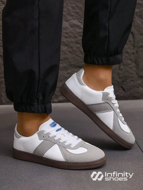 Tênis Casual Camurça Design Retrô Com Solado Resistente Tênis Casual Camurça Design Retrô Com Solado Resistente