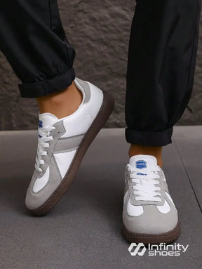 Tênis Casual Camurça Design Retrô Com Solado Resistente Tênis Casual Camurça Design Retrô Com Solado Resistente