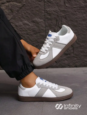 Tênis Casual Camurça Design Retrô Com Solado Resistente Tênis Casual Camurça Design Retrô Com Solado Resistente