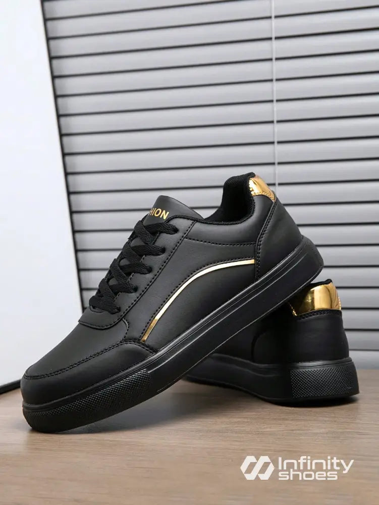 Tênis Casual Cano Baixo Acabamento Liso Detalhe Metalizado Tênis Casual Cano Baixo Acabamento Liso Detalhe Metalizado