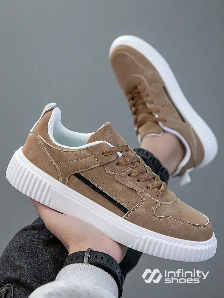 Tênis Casual Cano Baixo Camurça Solado Tratorado Tênis Casual Cano Baixo Camurça Solado Tratorado