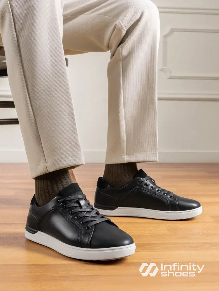 Tênis Casual Cano Baixo Design Clássico Preto / 36 Tênis Casual Cano Baixo Design Clássico