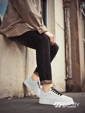 Tênis Casual Com Cadarço Estiloso Tênis Casual Com Cadarço Estiloso