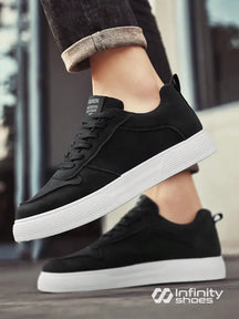 Tênis Casual Com Cadarço Estiloso Preto / 36 Tênis Casual Com Cadarço Estiloso